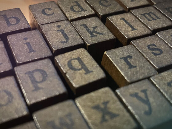 Bild von einem Buchstaben-Satzkasten